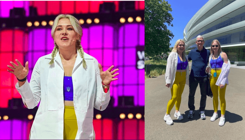 Потная харя из Genesis на ВебСаммите лицемерно пиарится на войне